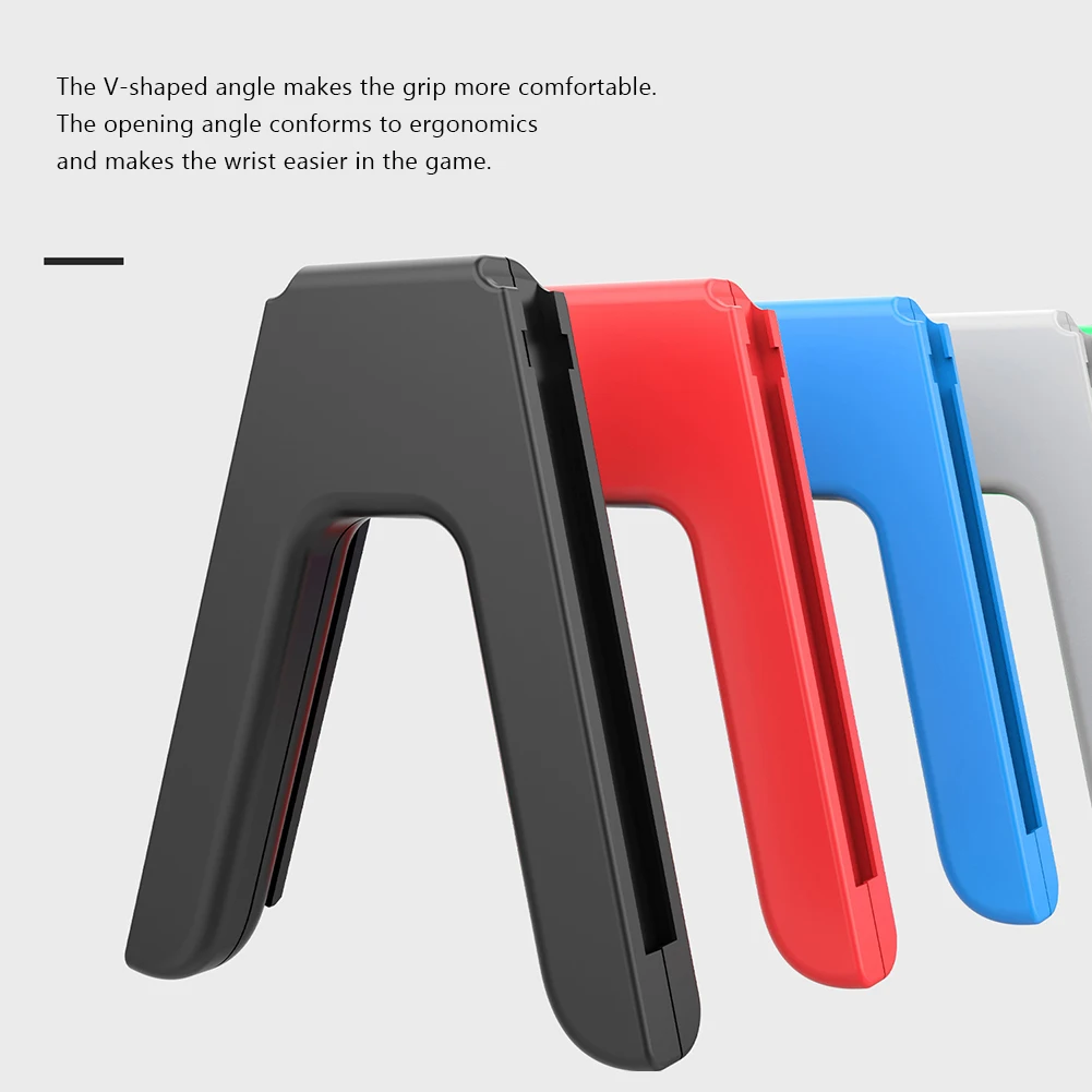 NS غمبد حامل حامل مقبض قبضة ل نينتندو سويتش اكسسوارات JoyCon تحكم حوض للتبديل حوض محطة