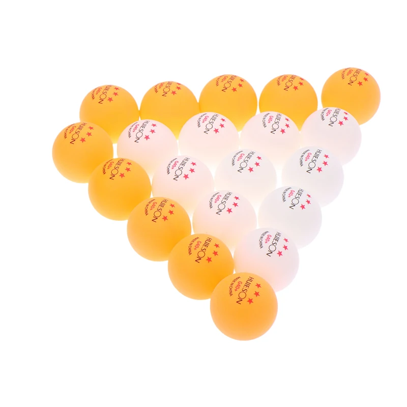 10Pcs  ABS Ping Pong Balls For Table Tennis Club Training Pingpong Balls 3 Star Table Tennis Training Balls G40+ White Orange