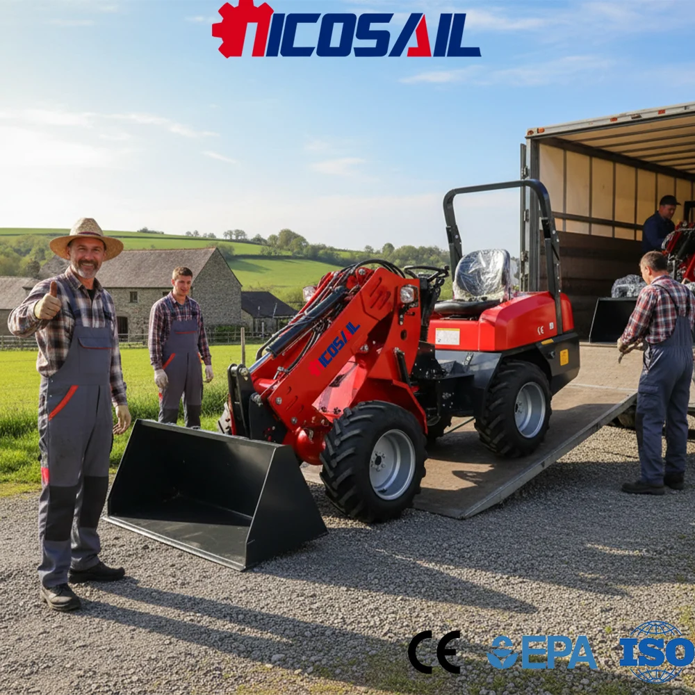 

Компактный телескопический колесный погрузчик KZL918 с двигателем Euro 5, сертифицированный CE, для сельского хозяйства и строительства