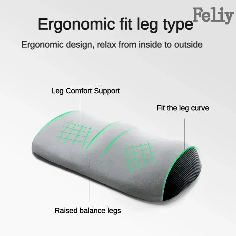 Memory Foam Legs Pillow Orthopedic Massage Support Leg Cushion Side Sleeper Bedding Sleeping Slow Rebound Foot Pillow Knee Pad