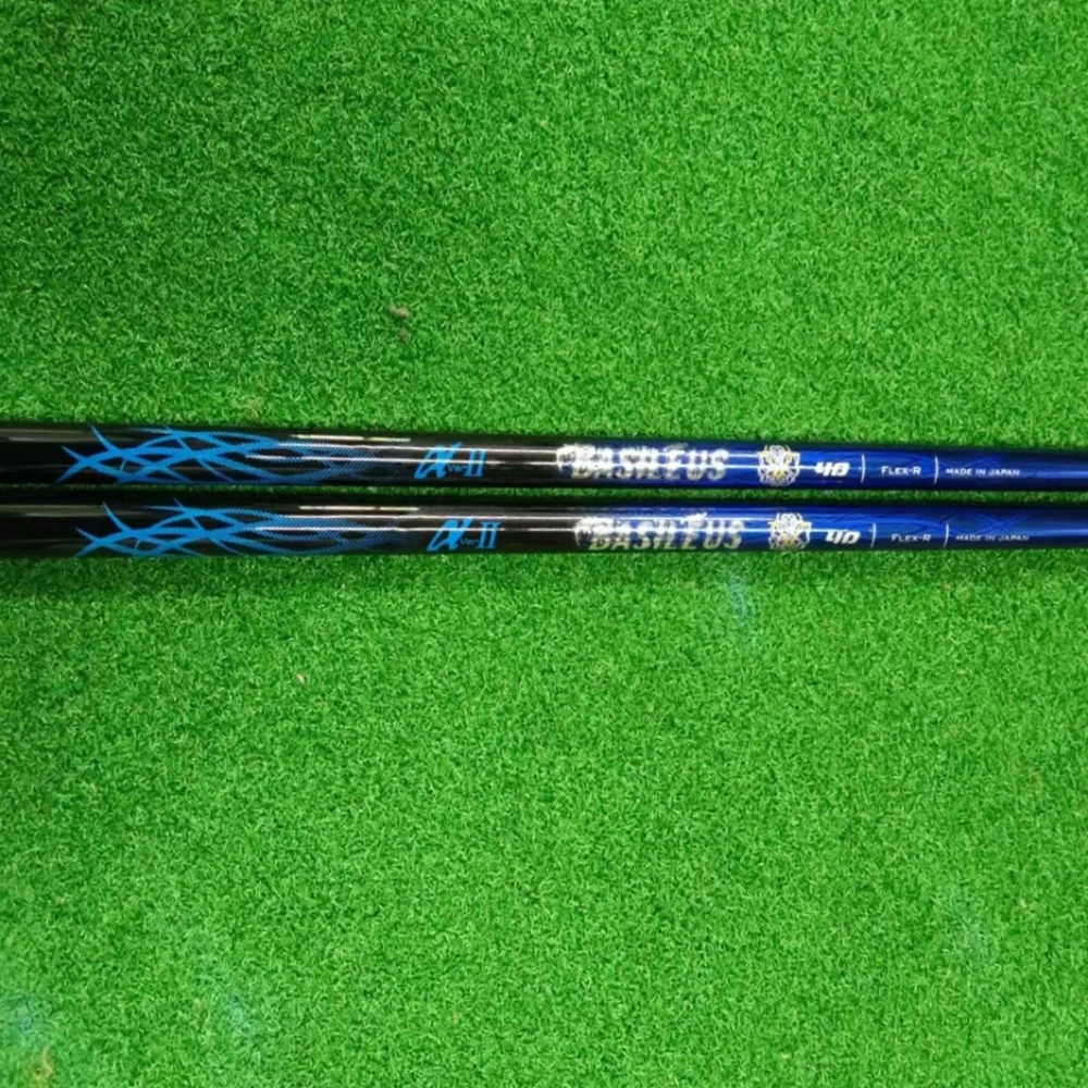 عمود Basileus-Graphite مع ملحقات جولف بأكمام تجميع مجانية، الجيل الثاني، عمود الجرافيت، مهاوي النادي الجديد