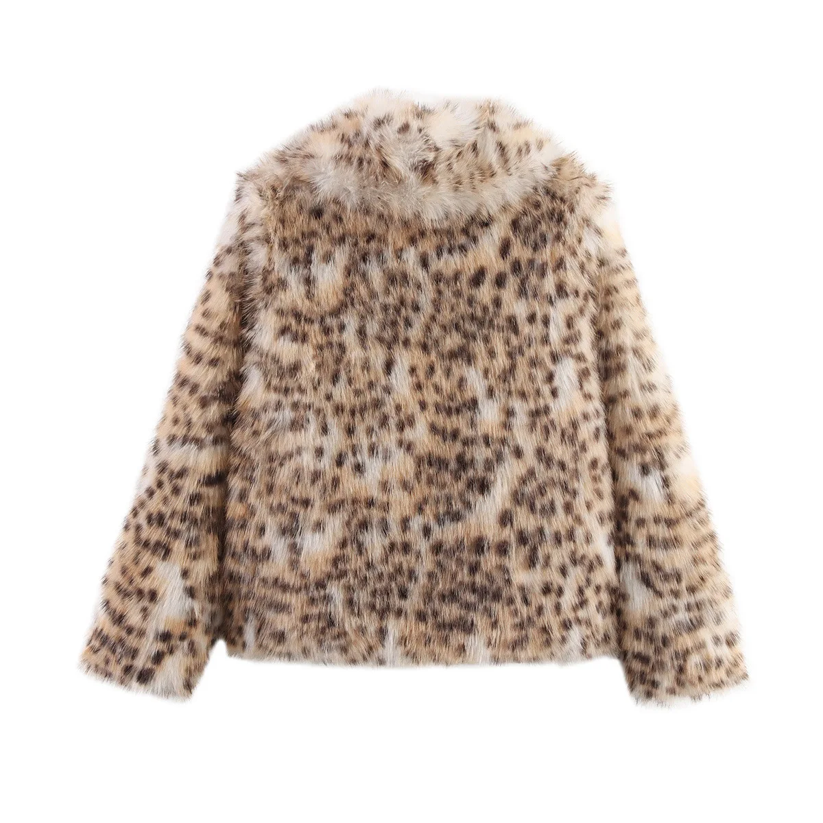 Cappotto ort transfrontaliero Jaet Collo in pelliccia finta Blogger Capispalla invernale Faion da donna Cact Sli e versatile