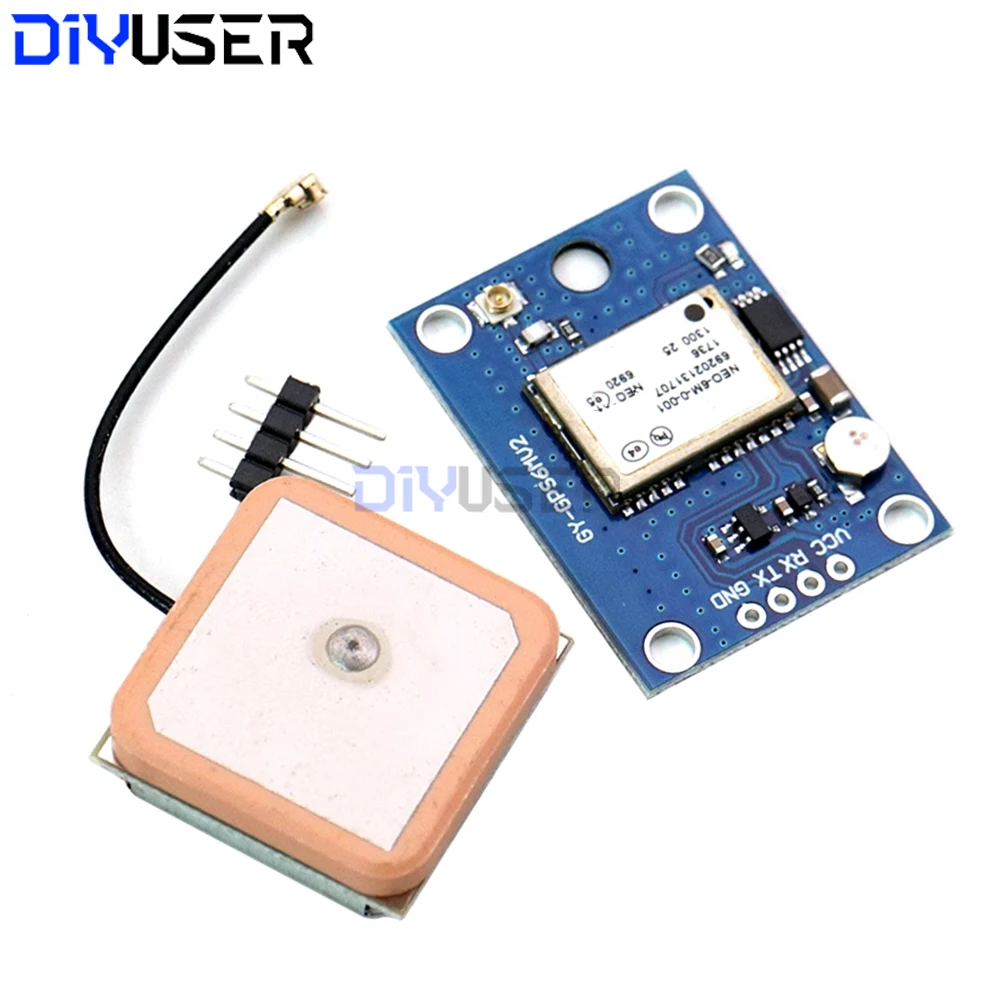 GY-NEO6MV2 NEO-6M GPS Module UART TTL Navigation Satellite Receiver for RC Drone Flight Control DIY