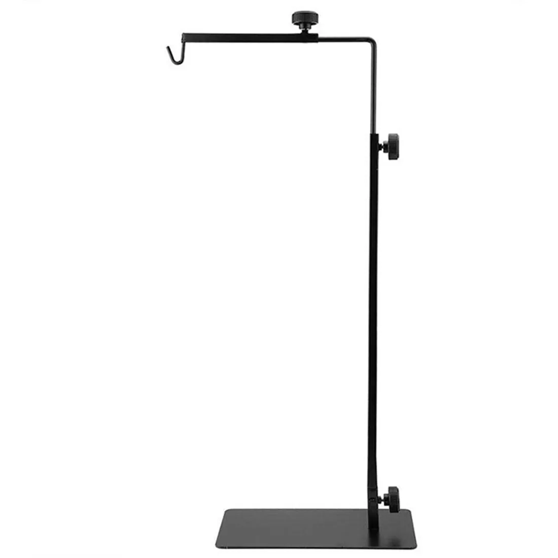 Soporte de lámpara para reptiles, soporte de luz de suelo ajustable, soporte de lámpara de aterrizaje, soporte de lámpara de Metal para Terrario de reptiles, calor, negro