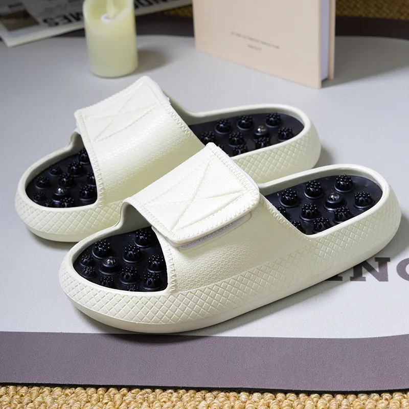 Men's New Acupressure Massage Slippers for Men Acupoint Massage Casual Homewear Outdoor Beach Shoes for Women