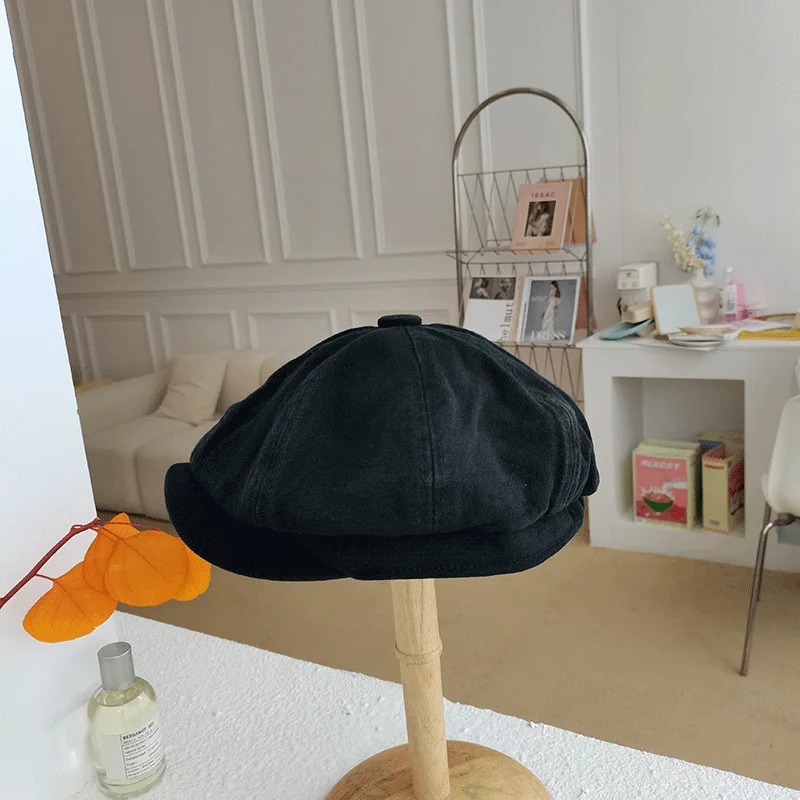 Fashion Newsboy Caps Men Women Denim Octagonal Cap British Painters Hats Spring Summer Berets Flat Caps Hip Hop Berets gorras