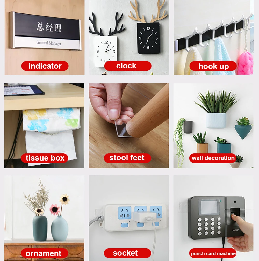 1 متر/2 متر/3/5 متر نانو الشريط شريط مزدوج الوجهين شفافة NoTrace قابلة لإعادة الاستخدام شريط لاصق مقاوم للماء قابلة للتنظيف المنزل gekkotape