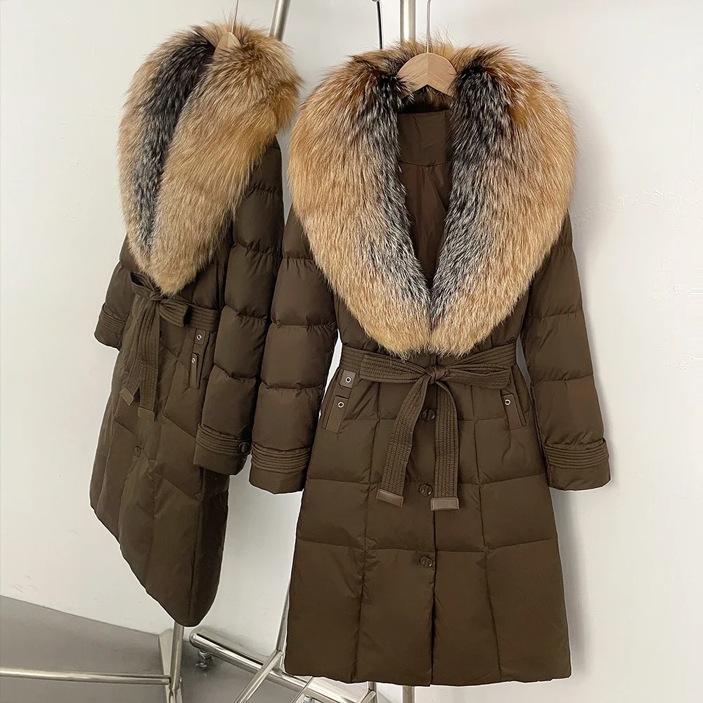 

Winter Down Jacket Women Long Sleeve Ladies Long Padded Women Jacket Free Shipping Female Clothing Plus Size Luxury Padding Coat