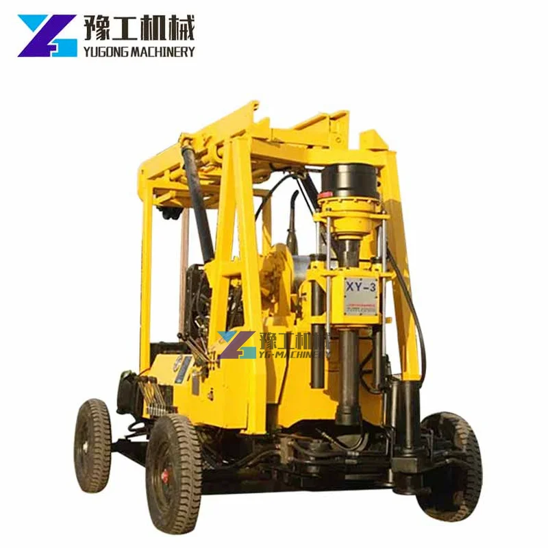 Movable Mining Rock Drill Rigs Diesel Engine Driven Borehole Pneumatic Water Drilling Rig Rotary Blasting Drilling Rig