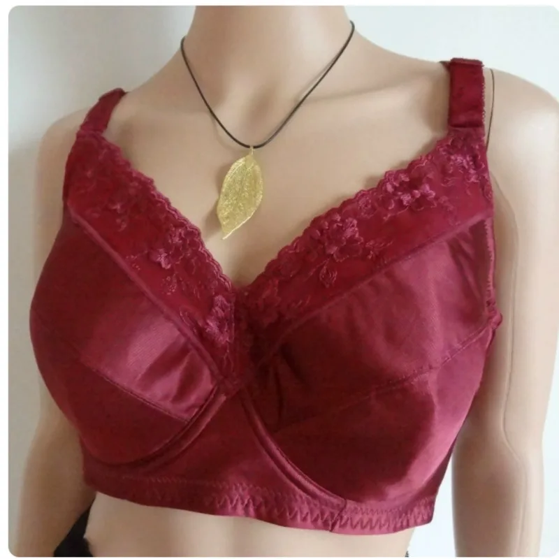 

Plus Size Bras Big Breast Lace Full Thin Cup Push Up Bras 75 -110 34 36 38 40 42 44 46 48 B C D E F G H Brassiere Femme