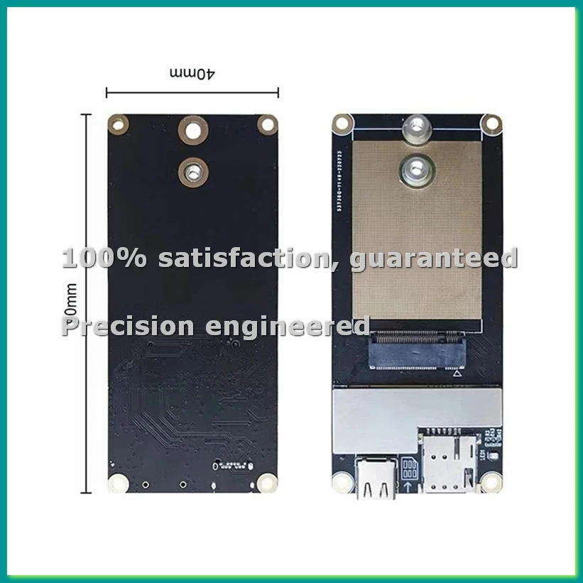 M.2 NGFF to USB Type-C Adapter Board for Quectel RM521F RM520N- RM530N- RM Sub-6GHz & MmWave 4G 5G Cellular Modem-PZZW