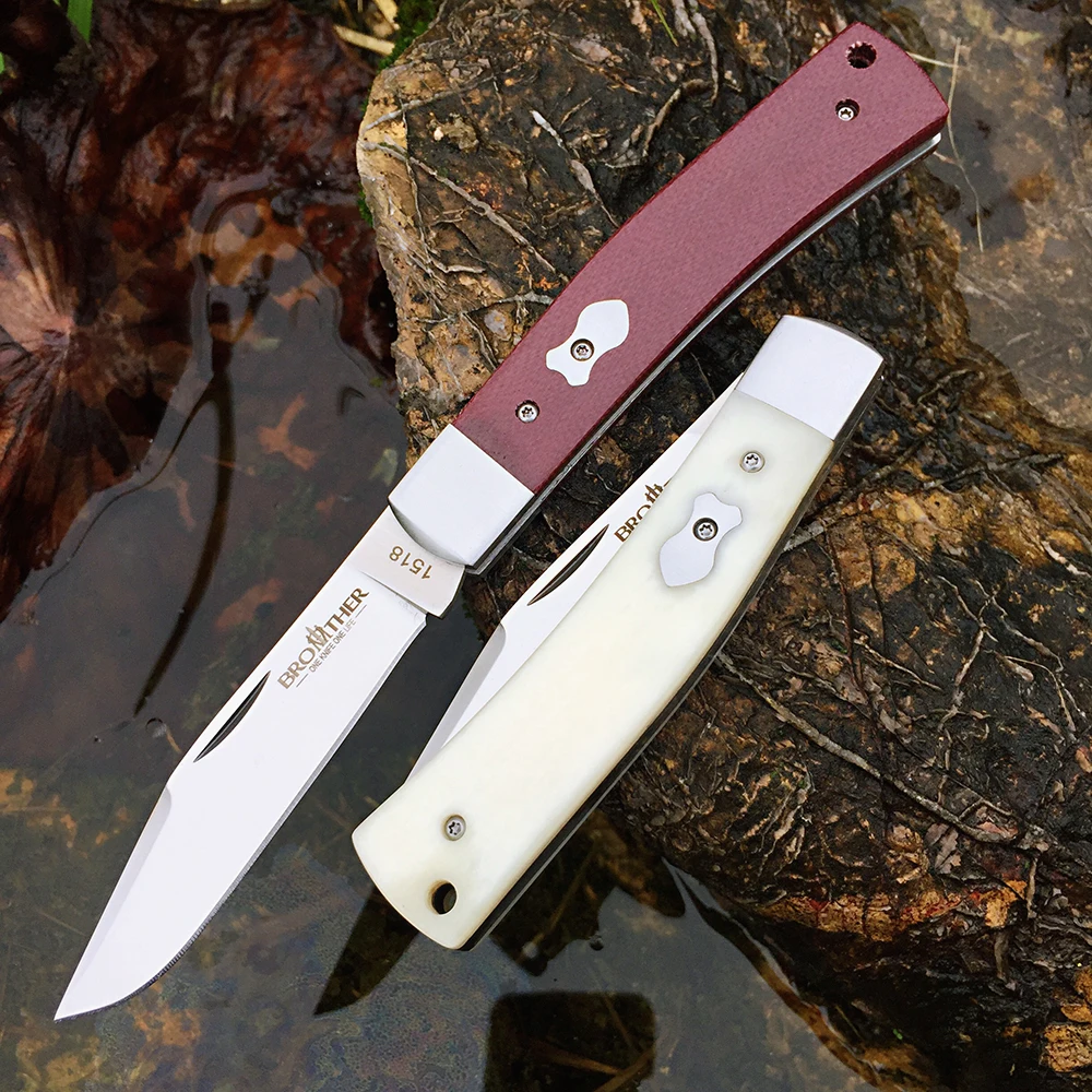 Brother Knife 1518 Folding VG10 Blade Pocket Knives Classic Traditional Hunting Fishing Camping Tactical Higquality