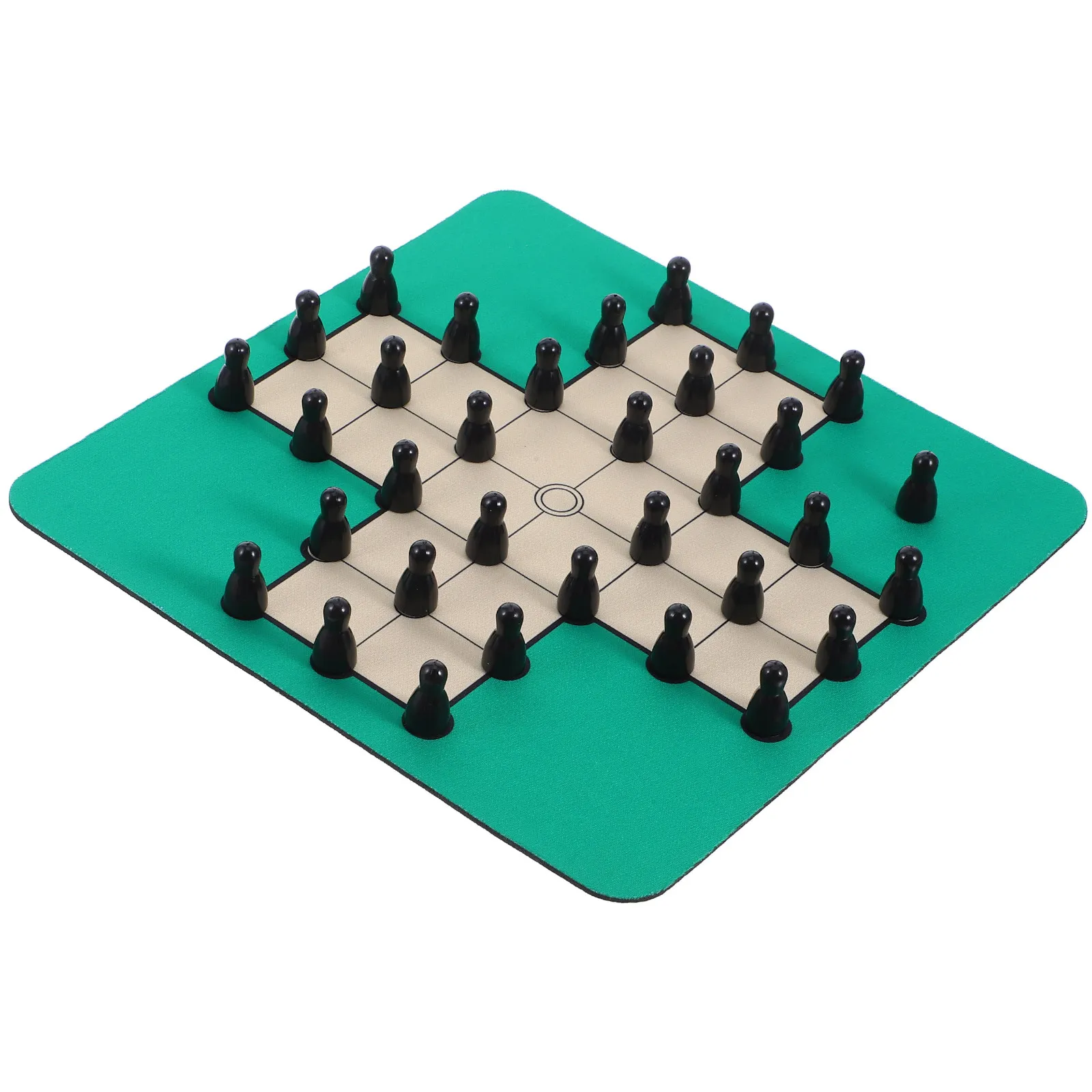 

Potable Chess Portable Travel Board Game Boards for Adults Single Player Beads Toy