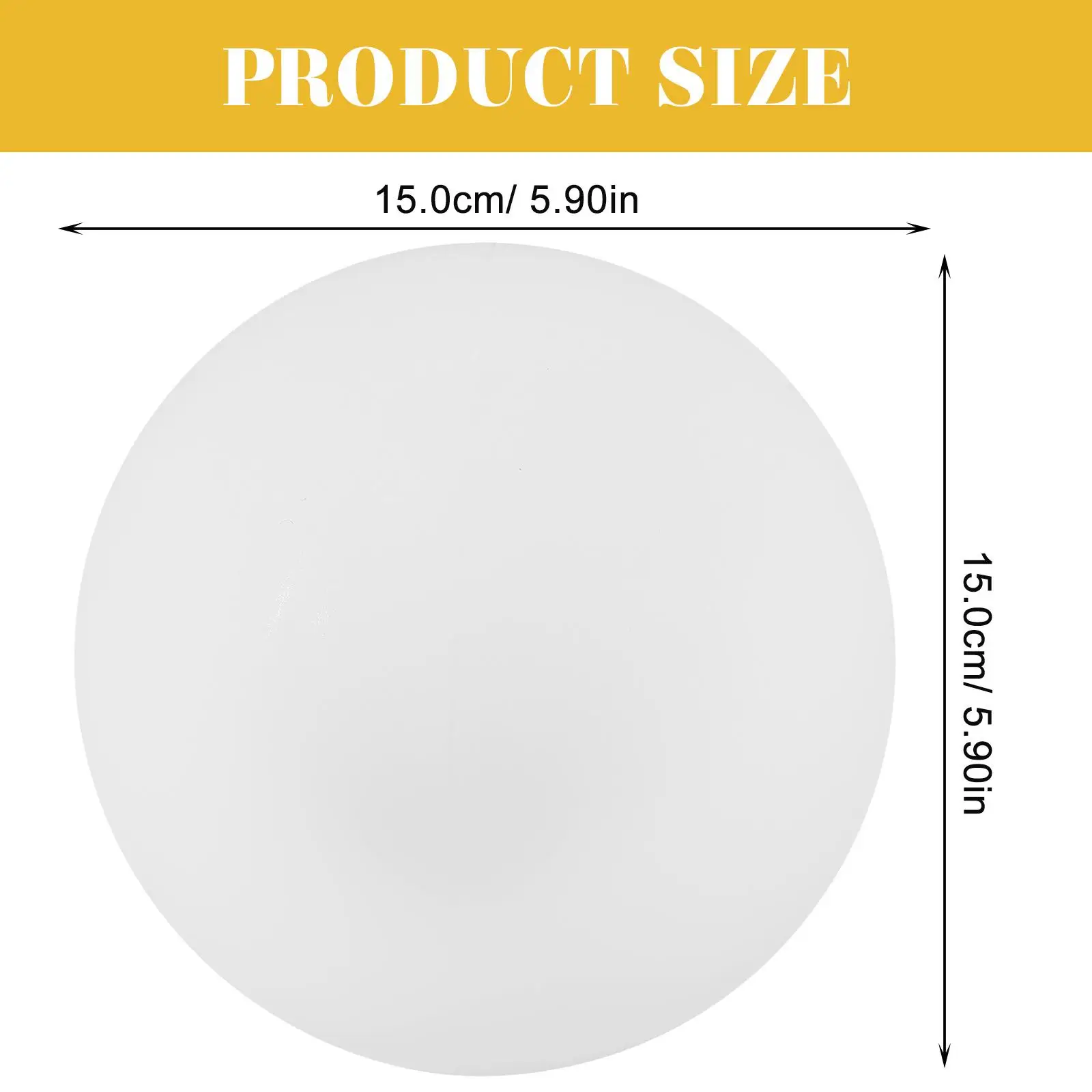 2pcs Globe Shade Lampshade Round Acrylic Frosted White Dustproof Insectproof Decorative Replacement Globes For Lamp Porch