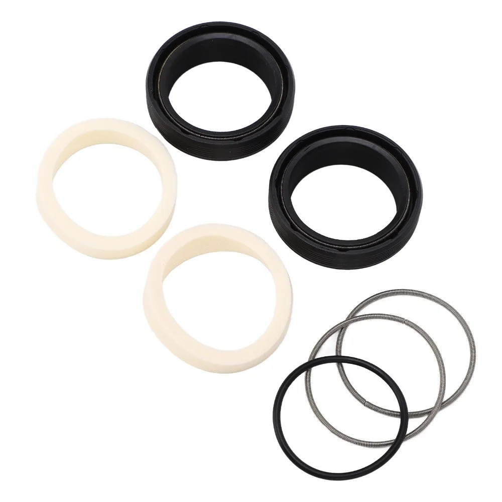 Stainless Steel, Rubber Bicycle Front Fork Oil Seal Kit 32 X 42mm Easy Install Bike Dust Seal Kit Fine Engraved Heated Process