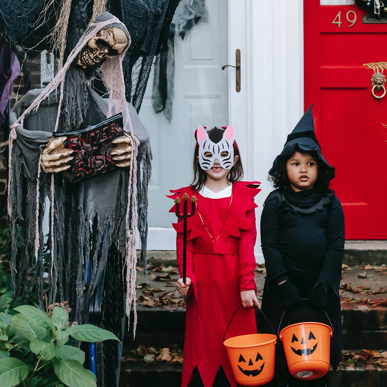 Zebra Mask Cute Animal Face Masquerade For Kids Halloween Party Cosplay Costume Fun Decorative Accessory Playtime