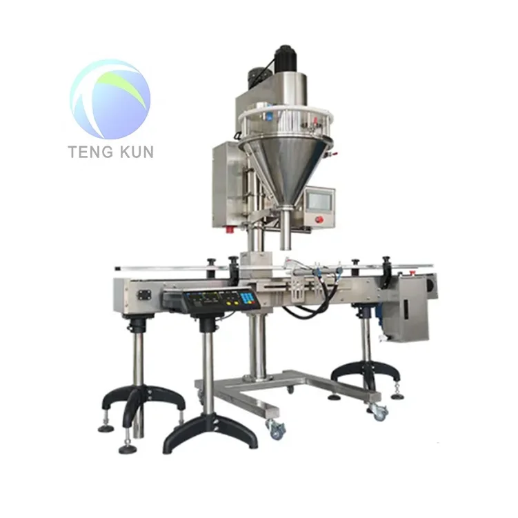 Semi Automatic Vertical Auger Powder Packaging  5G to 25KG Quantitative Powder Filling - view 4