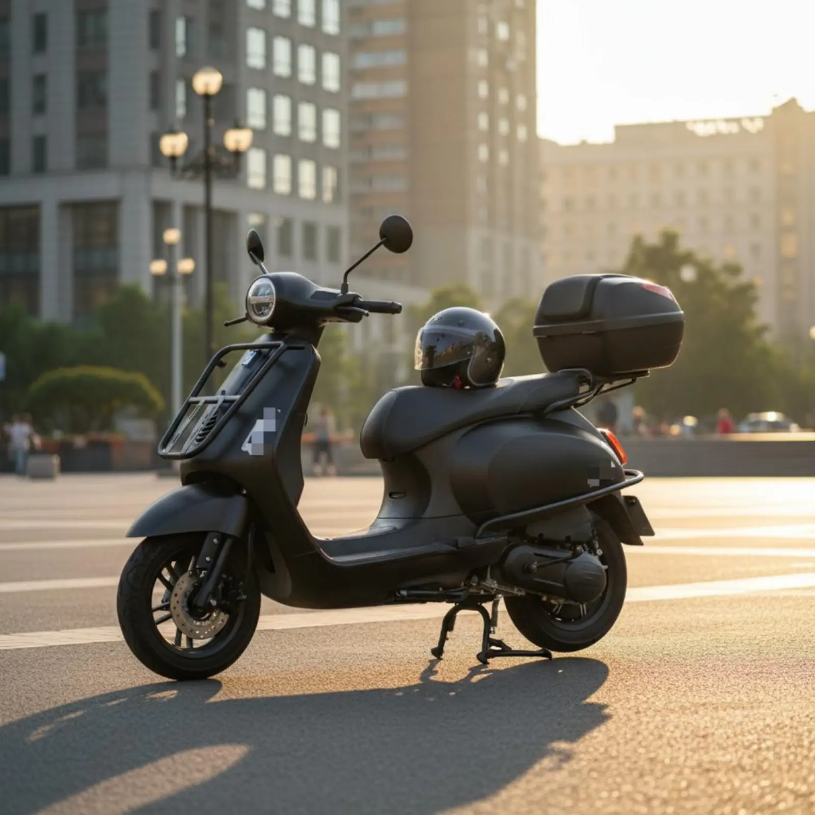 

Motorcycle Rear Luggage Rack Sturdy Construction Scooter Tail Mount Rear Luggage Carrier Frame Enhanced Load Capacity