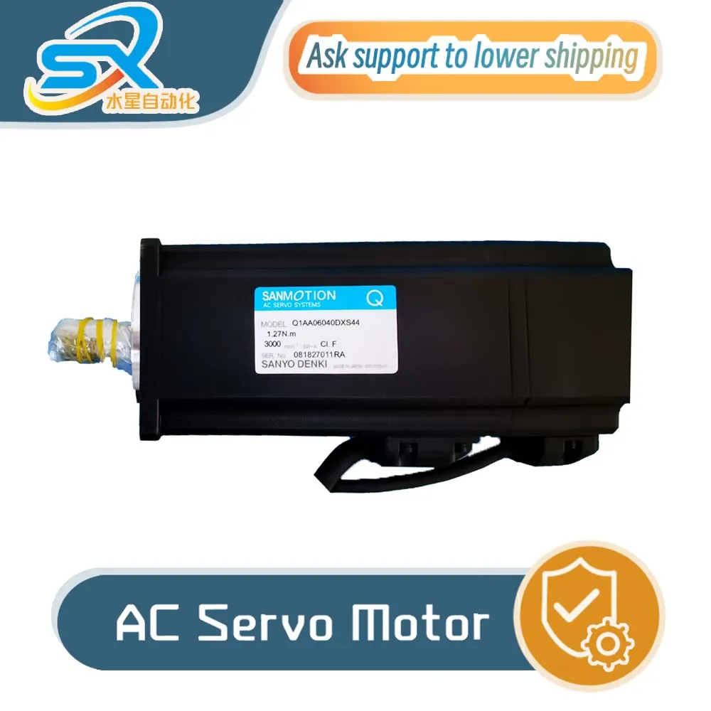 SANYO AC Servo Motor Q1AA06040DXS44 400W Factory Refurbished Good Condition