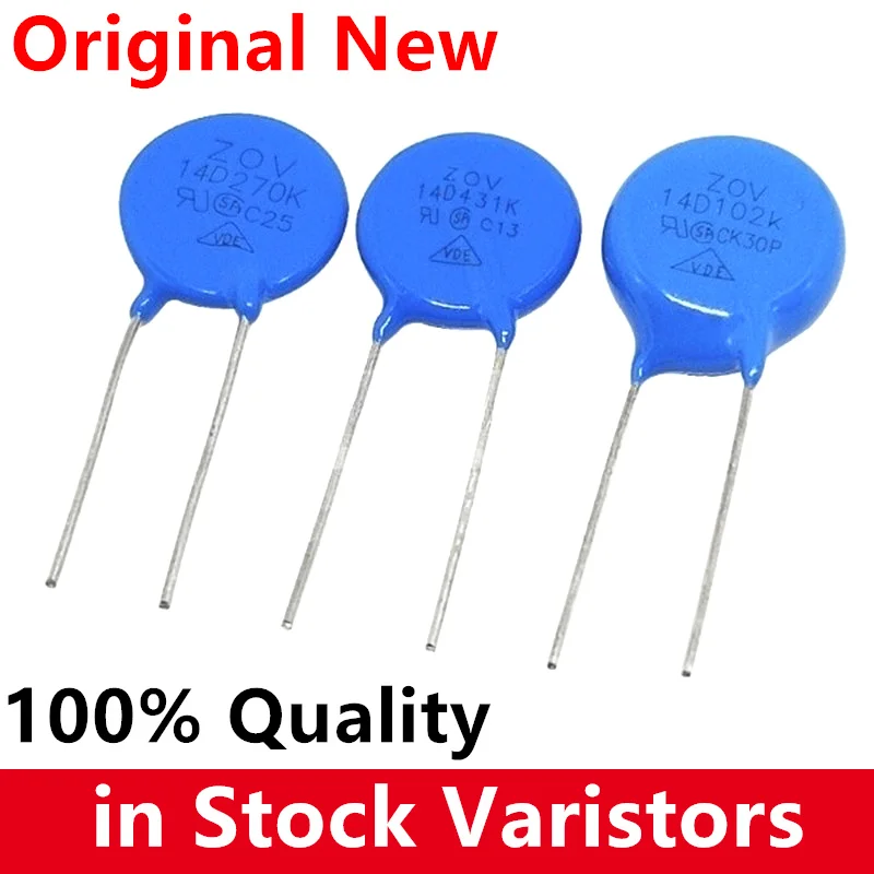 10pcs varistor 14D431K 430V piezoresistor 14D431 14D471K 14D151K 14D561K 14D681K 14D271K 14D391K 14D511K 14D621K 14D470K 14D821K