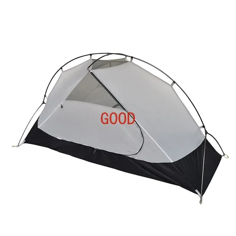 PIAOYUN-Light Weight Camping Tent, Silnylon Tent, 3 Season, 4 Season, 15D, NO-SEE-UM Net, 1 Person, 3 Season