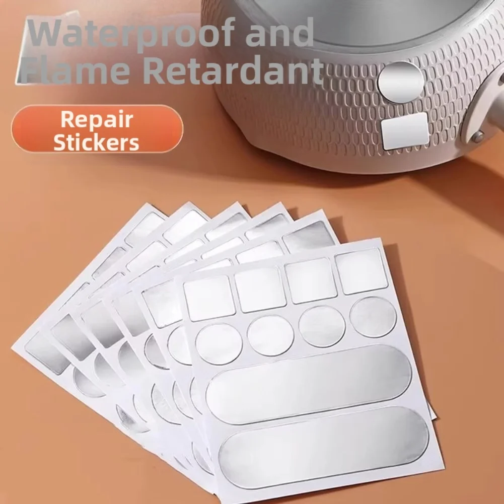 Stainless Steel Tape Metal Repair Tape Wear Resistant Strong Adhesion Heat Resistant Oil Resistant Kitchen Repairs