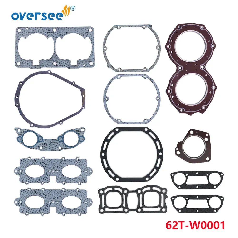 

Oversee 62T-W0001-00 Gasket Kit for Yamaha Waverunner WAVE VENTURE 700 Outboard Engine