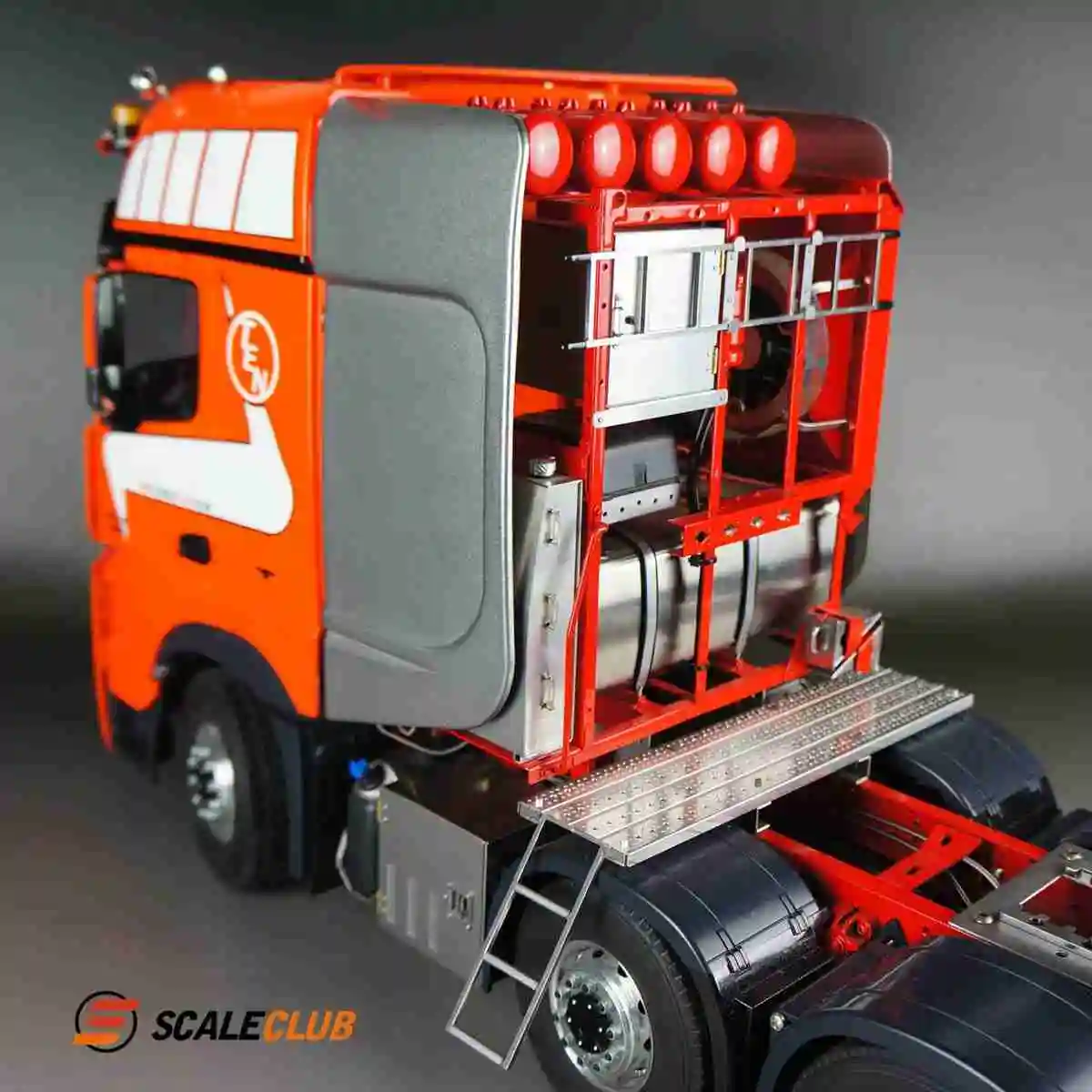 SCALECLUB 1/14 RC Tamiya SLT Truck Model Metal Spoiler Side Panel Equipment Rack Simulated Decorative Parts for Model Building
