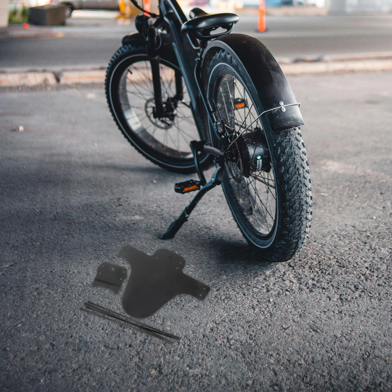 

Front Rear Mud Guards For Mountain Bike Road Bike Adjustable Bicycle Set Red Cycling Waterproof Protection