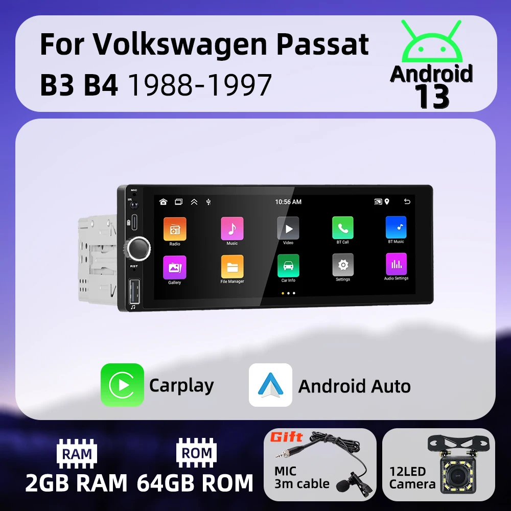 1 Din Carplay Radio… - image