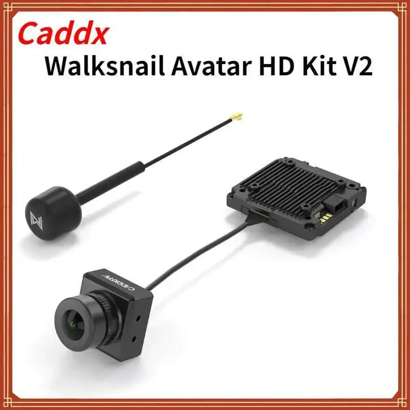 AvaCoreCaddx Walksnail Avatar HD Kit V2 Camera V2 Without Gyroflow+8G 32G VTX 1080P 120fps For Goggles Caddx FPV