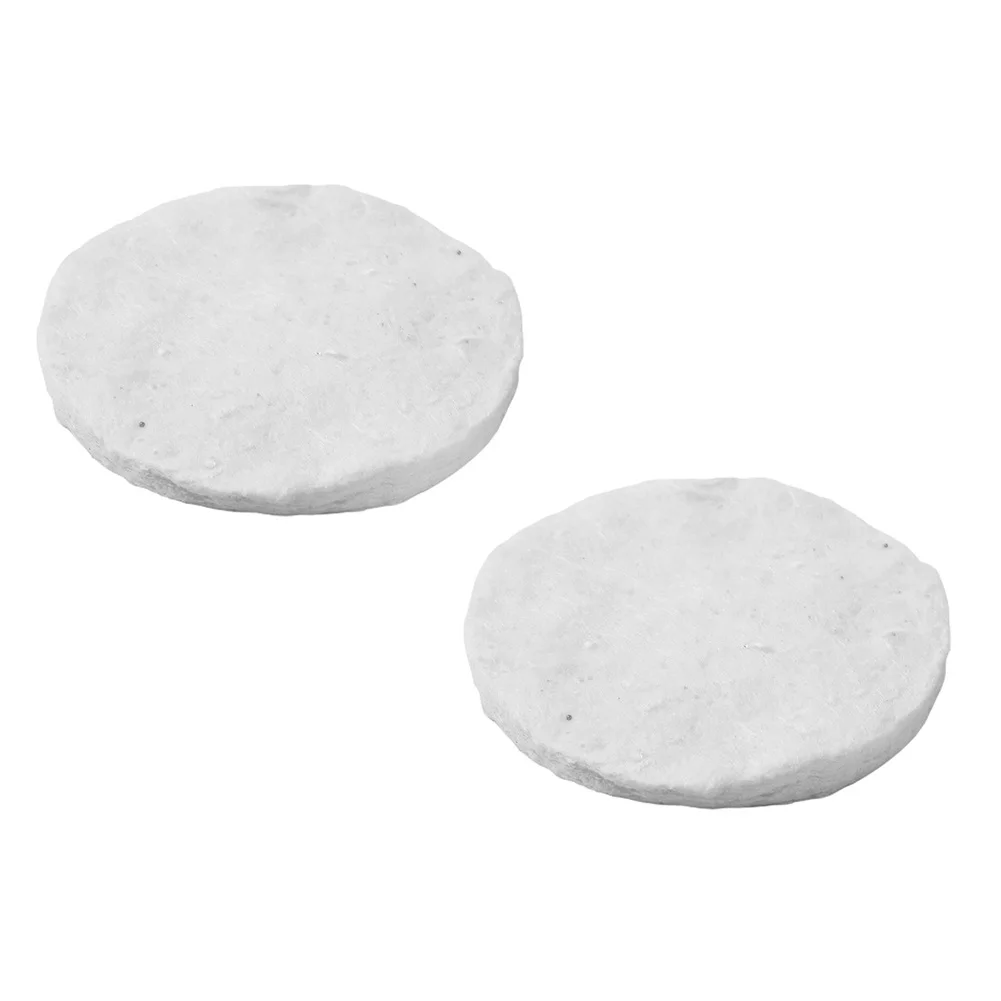 

Ceramic Fiber Blanket Spare Parts Sponge White Wool 2/3/5x Ceramic Replacement Round 8.6x2.5cm Aluminum Silicate Bio Fire