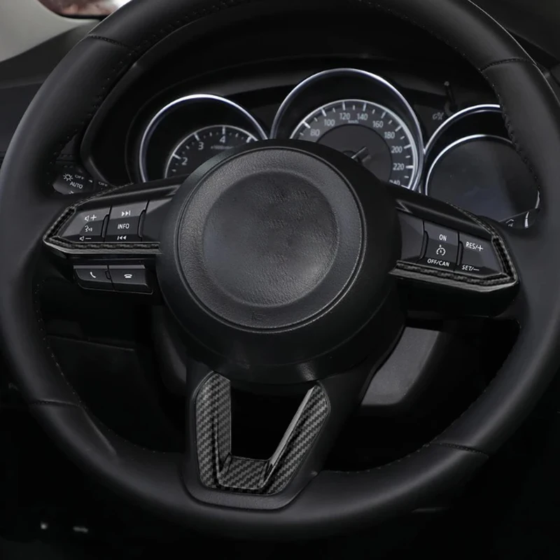 3-teiliger Auto-Lenkrad-Zierblenden-Aufkleber für Mazda 3 6 CX3 CX-3 CX-5 CX5 CX8 CX 9 Axela ATENZA 2017-2019 – Detail 7