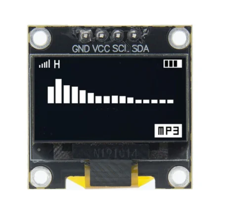 5 Stück OLED Display 0,96 Zoll – 128x64 Pixel, IIC, Gelb/blau, Selbstleuchtend, 3,3–5 V – Für Arduino, ESP & DIY-Projekte