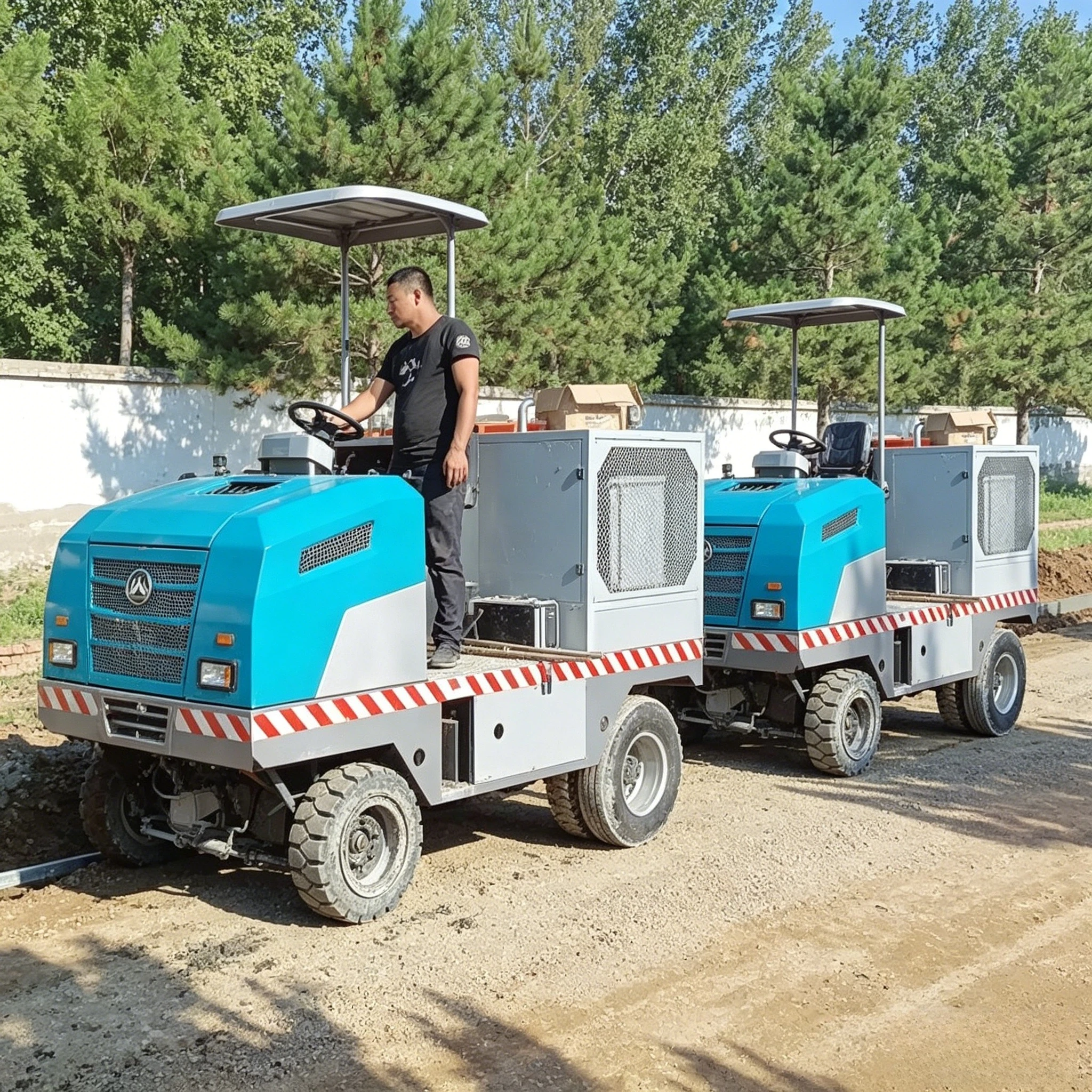 Multipurpose Road Concrete Drainage Ditch Curb Slipform Machine Kerb Stone Concrete Paver Slipform Machine Price for Sale