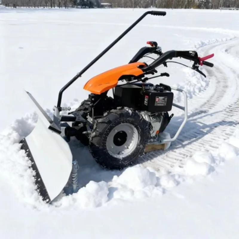 New Hydraulic Snowplow Garden Mini Thrower Snow Sweeper Electric Start Snow Removal Equipment Multifunctional Snowplow