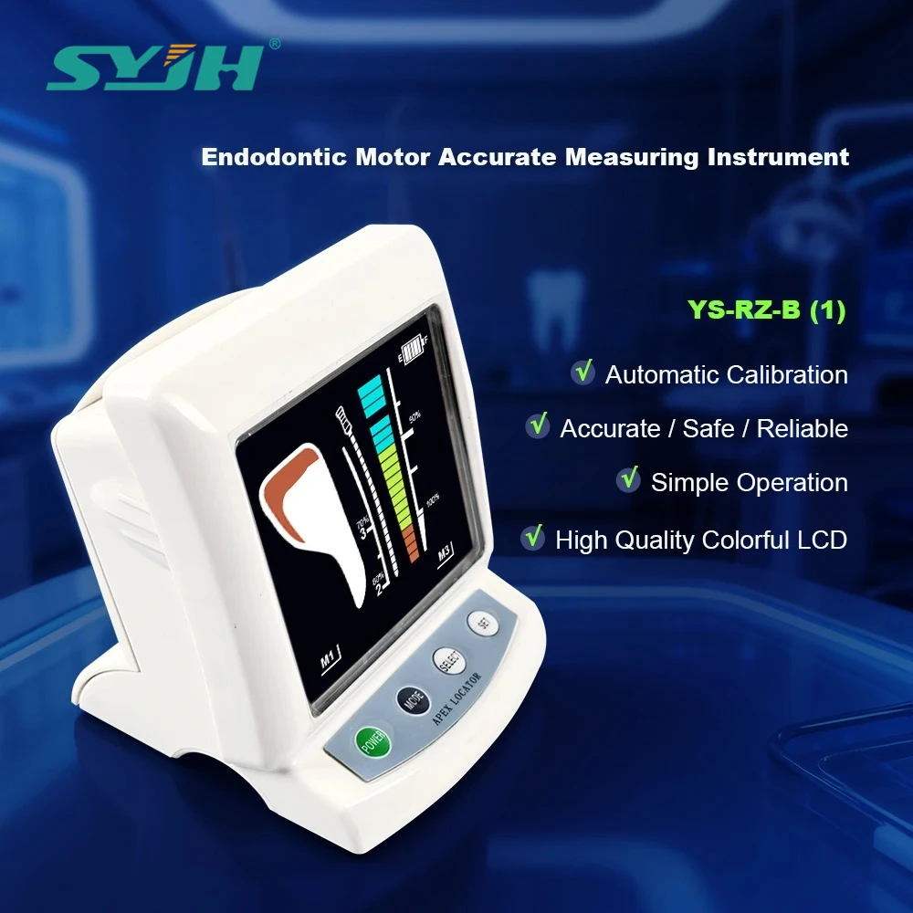 Dental Apex Locator Endodontic Measuring Instrument with Ai Endo Motor Color LCD Screen 97.5% Accuracy for Root Canal Treatment