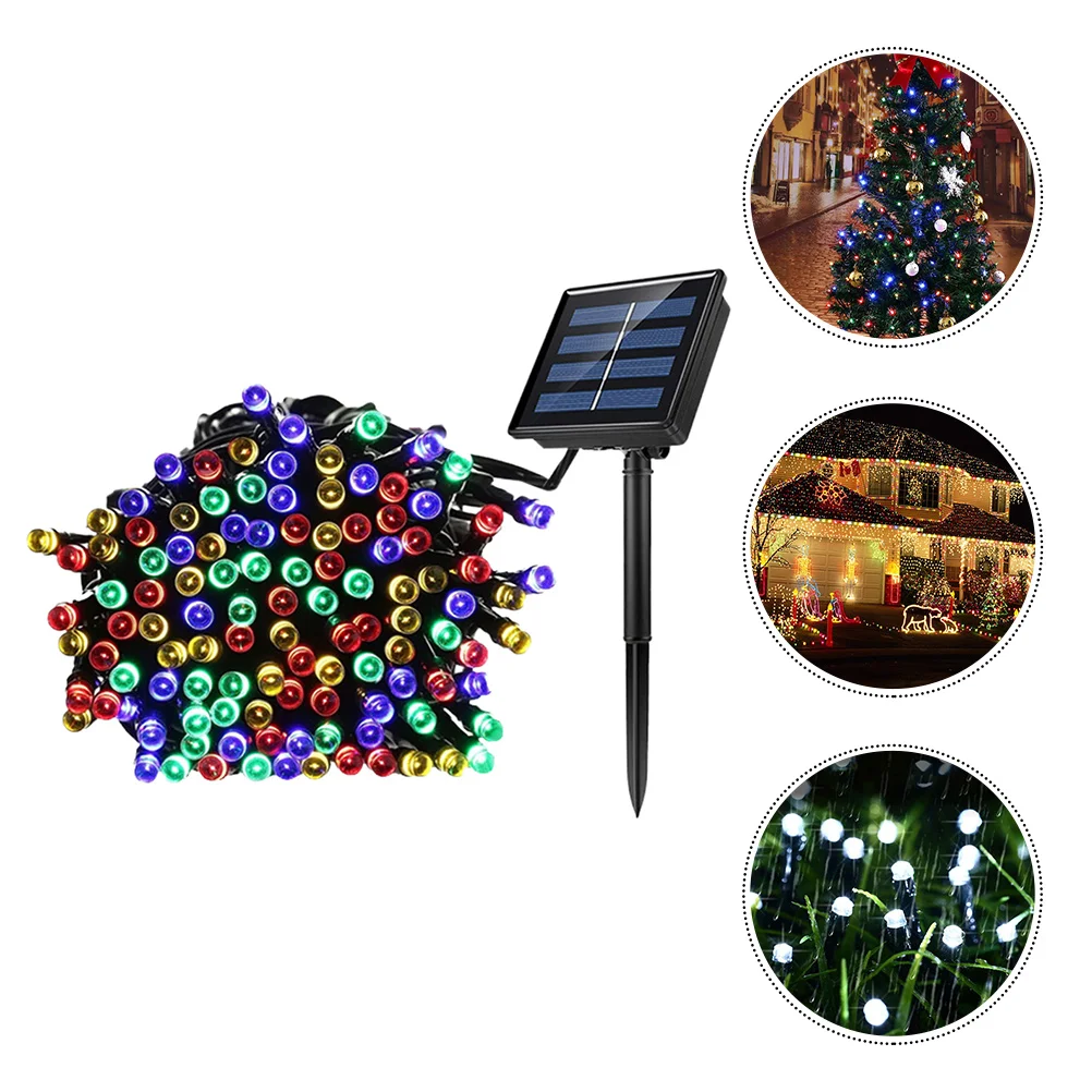 

2 Sets Solar Powered LED Lamps Light Fairy Lights Water Proof Outdoor Lightstrip