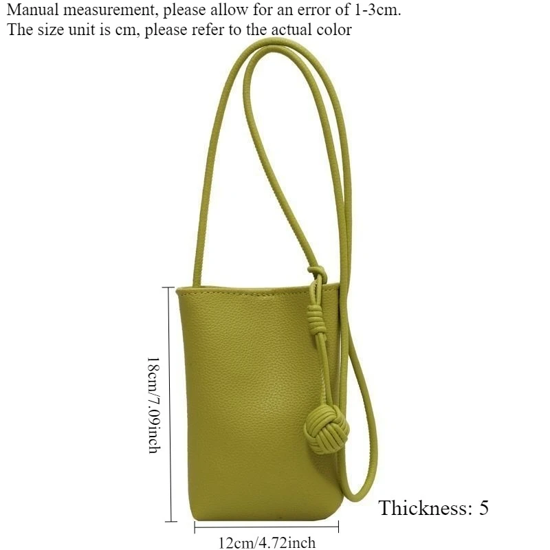 Summer messenger small bag girls new PU mini small square bag walking texture mobile phone bag view 5