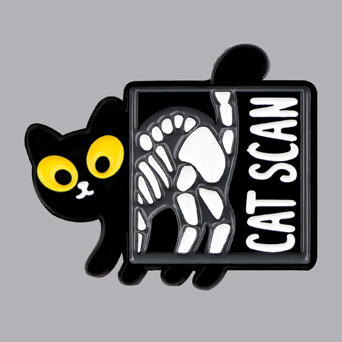 Funny Black Cat Enamel Pin Cute Animal Brooch Pines Lapel Pins Badge Nurse Doctor Accessories Fashion Jewelry Cat Lovers Gifts