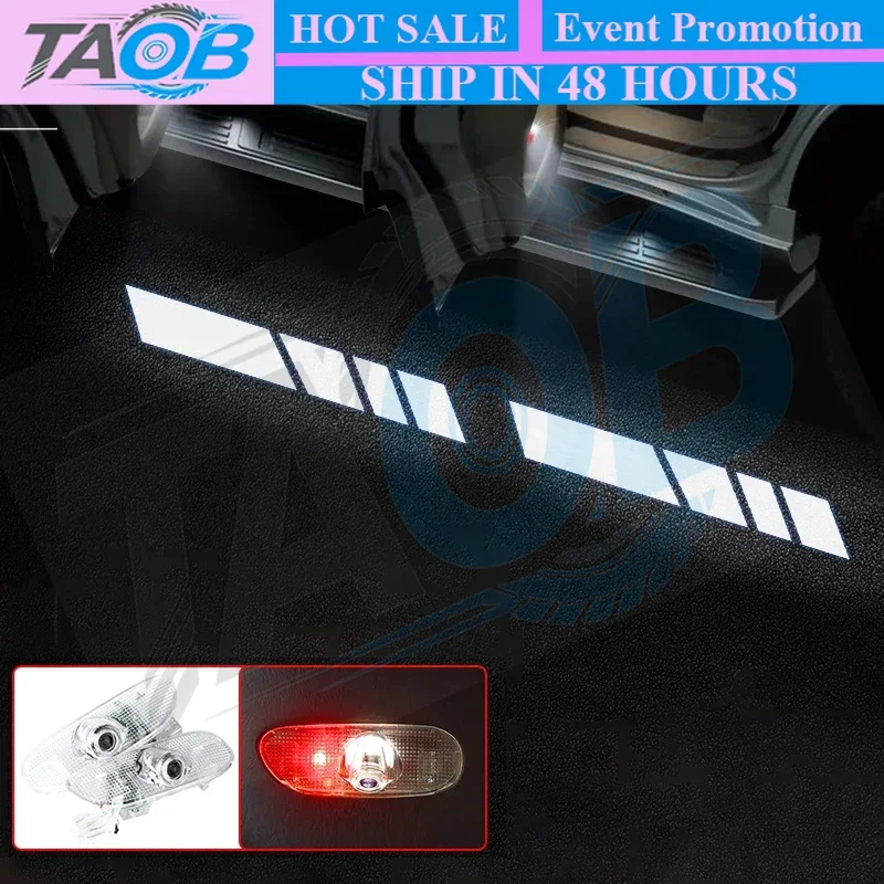 For LC120 2003-2009 Accessories Upgrade Threshold Courtesy Lamp, Car Door Light Interior Parts
