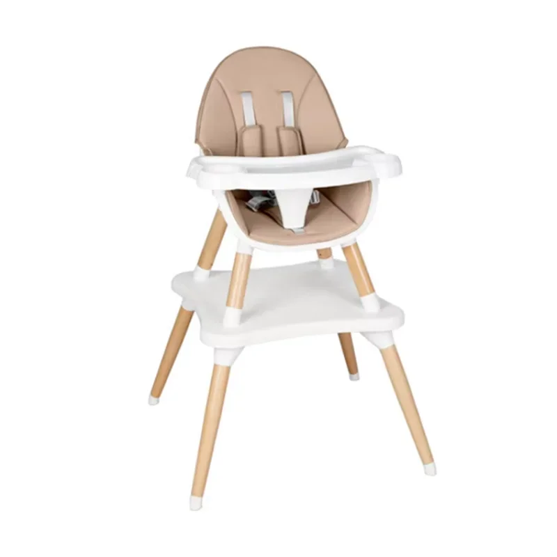 Combination detachable wooden children's dining chair baby eating table food high chair