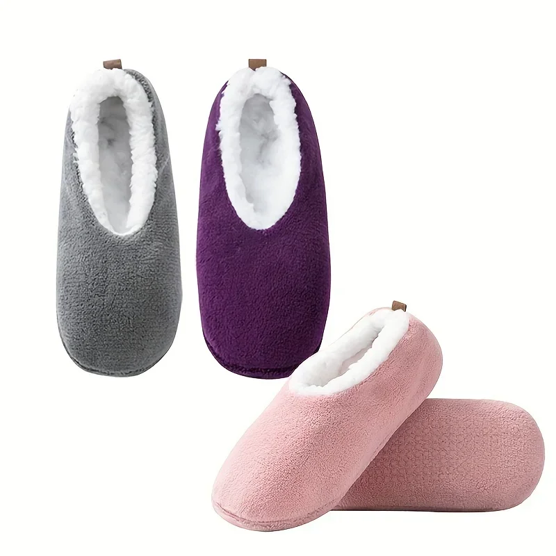 

Autumn And Winter Moon Shoes Full Package Warm Woolly Shoes Stepping On A Sense Of Thick Soled Home Bag Cotton Slippers Woman