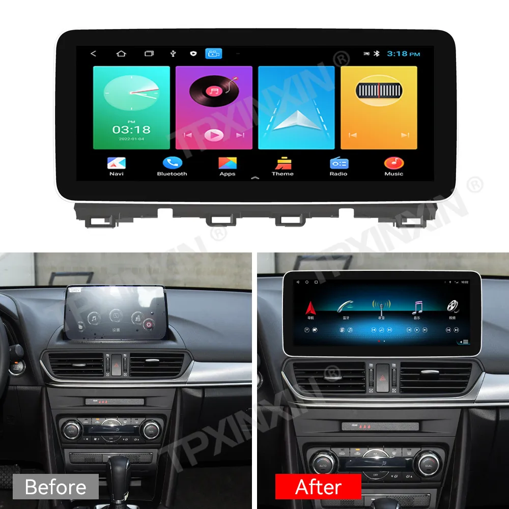 Android Car Multimedia Stereo Radio Player For Mazda CX-4 2014-2021 Carplay Auto GPS Autoradio Recorder Accessories Head Unit