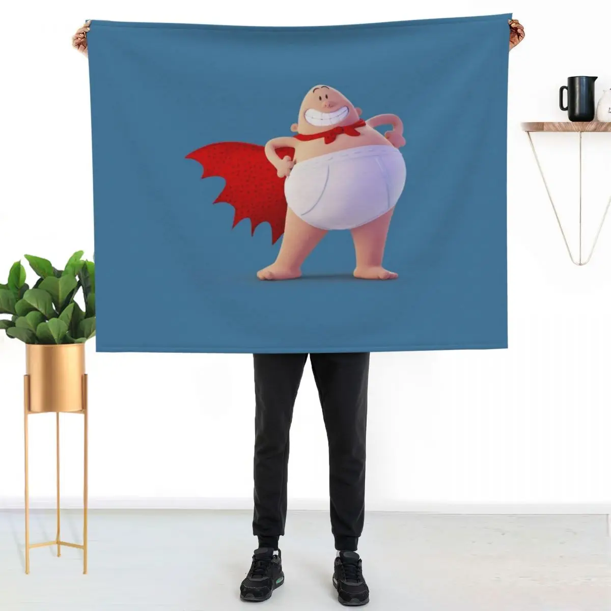 Captain Underpants Throw Blanket Weighted Furrys For Sofa Thin Summer Beddings Beautifuls Giant Sofa Blankets