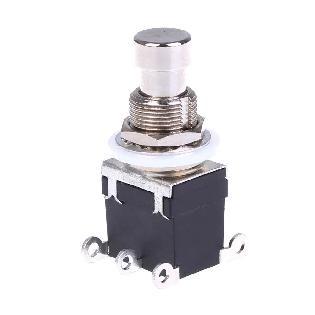 6 Foot On Off Switch For PBS-24-202 Guitar Effect Pedal Button 125V 4A Copper Black Replacement Accessory For Music Equipment