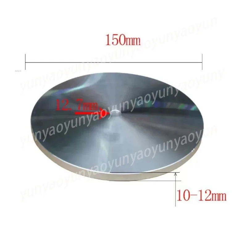 6 Inch Zinc Lap Disc, 150mm Oil Polishing Plate for Gem Faceting Machine, 12.7mm Bore