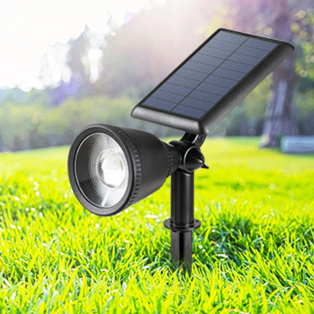 Cinnamonshop Outdoor Solar Garden Grass Sensor Light Floodlight