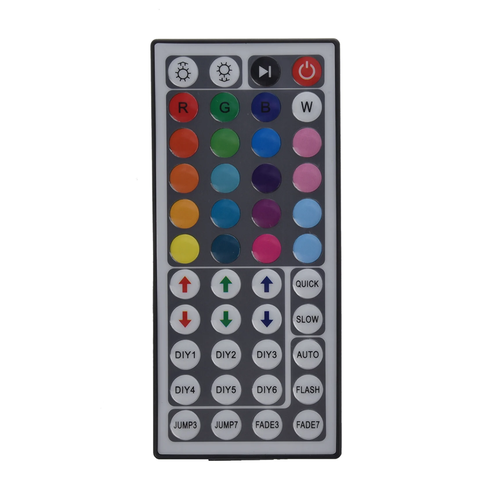 RGB 5050 LED 조명 스트립용 44키 IR 리모컨 2개-[Qahk]