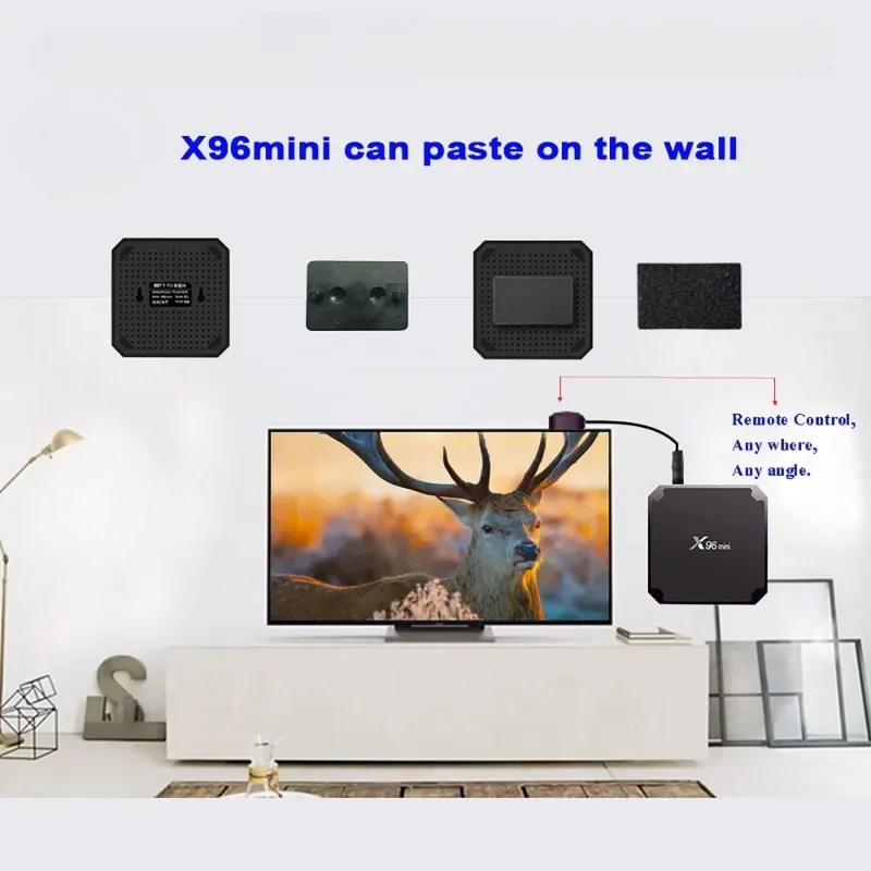 X96 Mini Smart TV Box Android 11.0 Amlogic S905W2 2.4G/5G WiFi يدعم 4K H.265 HEVC AV1 HDR10+ X96mini صندوق التلفزيون الذكي المحمول